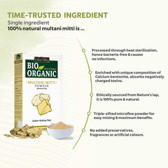Bio Organic Multani Mitti Powder for Hair and Face Pack