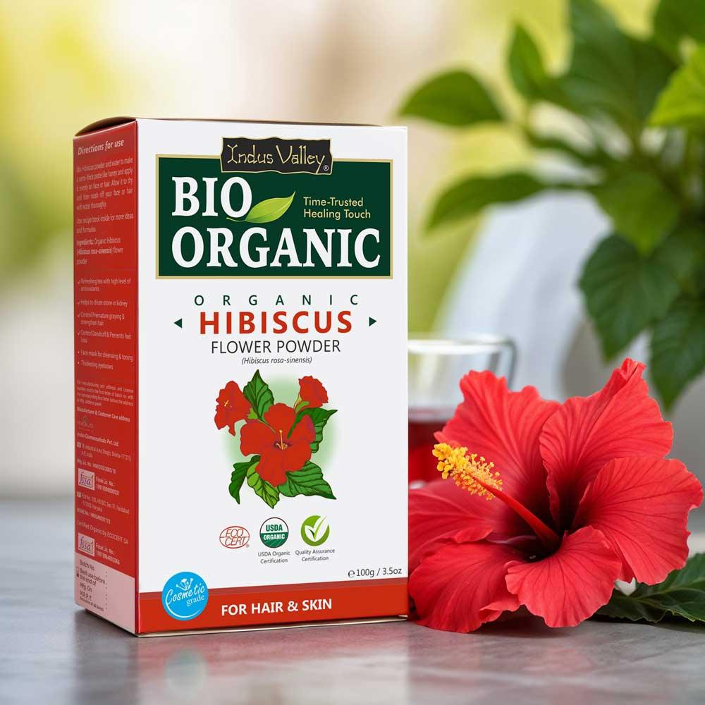 Bio Organic Hibiscus Flower Powder - 100gm